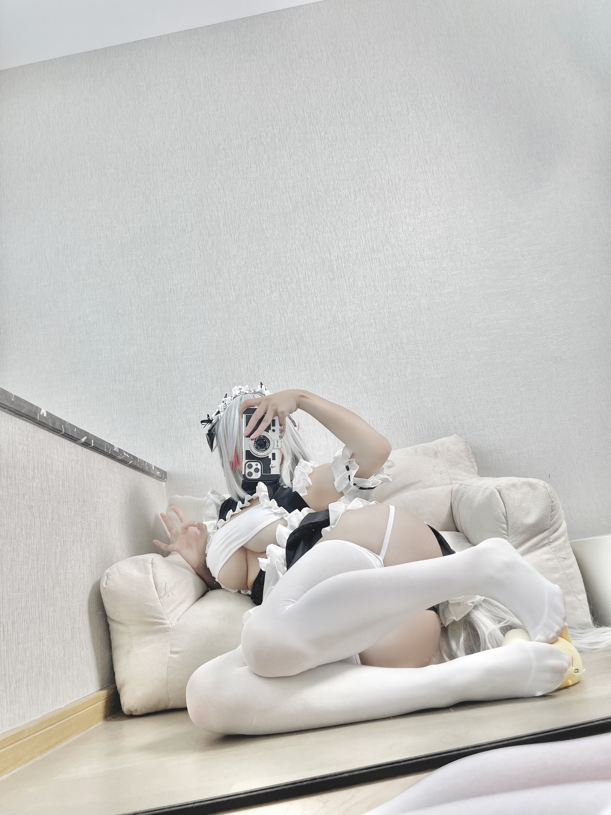 图片[1]-小仓千代w – NO.114 臻藏图集 明日方舟 W女仆[45P]-XikXak